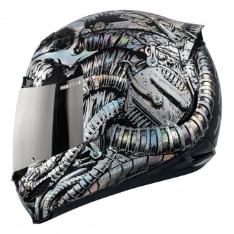 Casque Integral ICON Airmada Bioskull Chrome