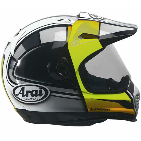 Casque Casque moto Arai Tour X Challenge Jaune