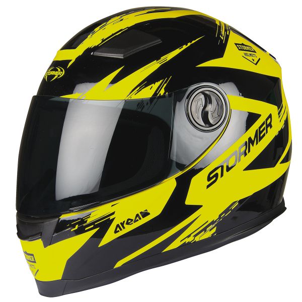 Casque Integral Stormer Area Mix Fluo