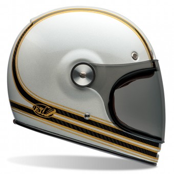 Casque Integral Bell Bullitt Carbon Roland Sands Mojo White Gold Casque Integral Bell Bullitt Carbon Roland Sands Mojo White Gold