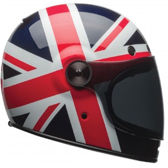 Casque Integral Bell Bullitt Carbon Spitfire Blue Red / Taille L [Reconditionn]