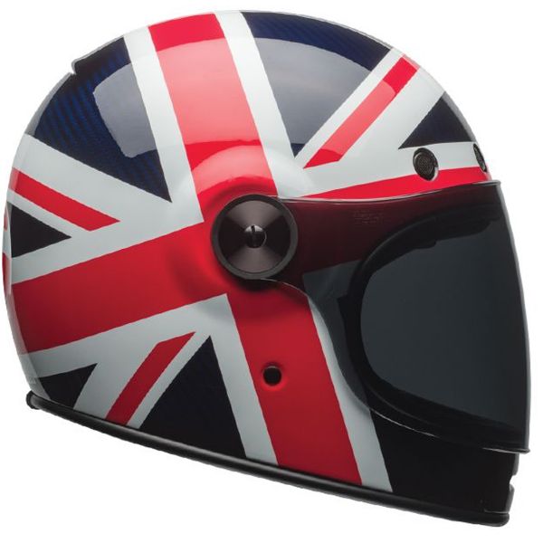 Casque Integral Bell Bullitt Carbon Spitfire Blue Red / Taille L [Reconditionn]