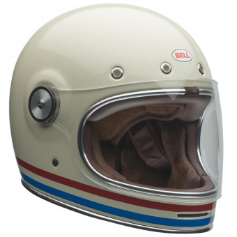 Casque Integral Bell Bullitt Dlx Stripes Pearl White