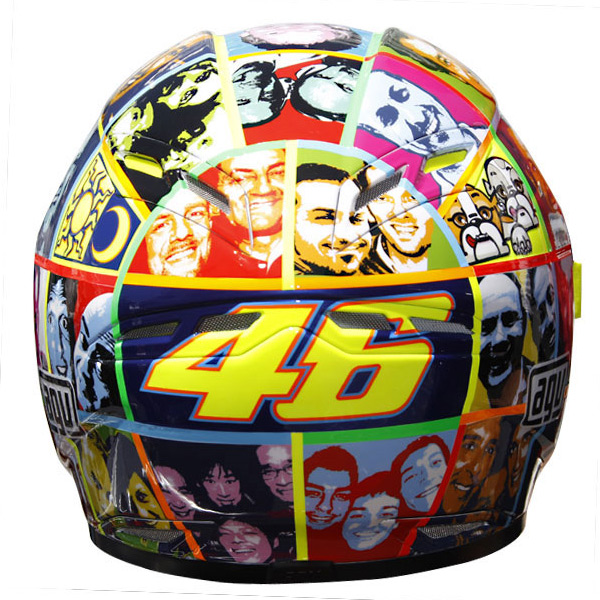casque AGV GP Tech Rossi Faces