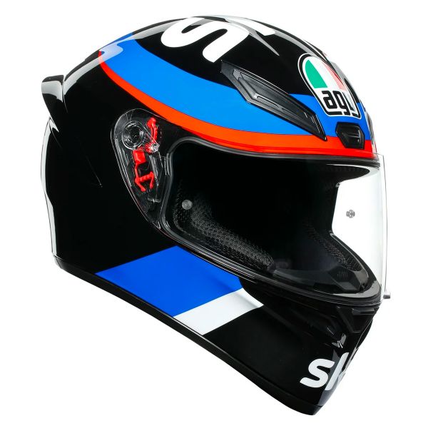 Casque Integral AGV K1 Replica VR46 Sky Racing Team Casque Integral AGV K1 Replica VR46 Sky Racing Team