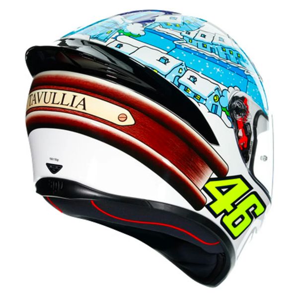 AGV Casque Intégral AGV K1 Top Valentino Rossi Hiver Test 2017 Helmet Casque 