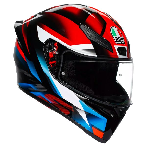Casque Integral AGV K1 S Fastlap Black Red Blue Casque Integral AGV K1 S Fastlap Black Red Blue