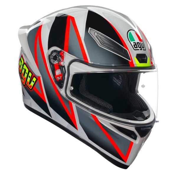 Casque Integral AGV K1 S Multi Blipper Grey Red