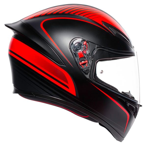 AGV K1 S Multi Warmup Matt Black Red