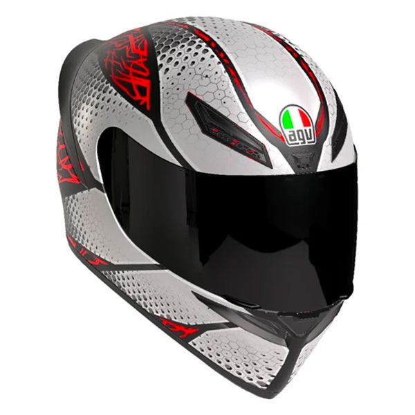Casque Integral AGV K1 S Speedarmor Matt Black Grey Red