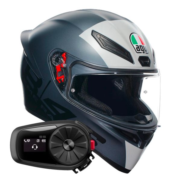 Casque Integral AGV K1 S Top Limit 46 + Kit Bluetooth 5S Solo