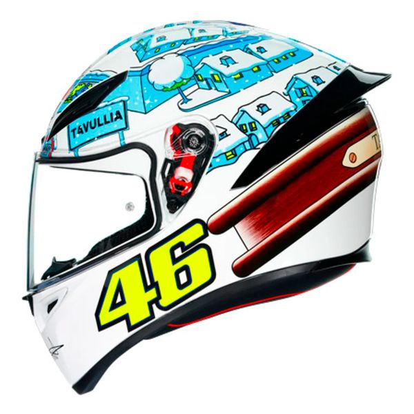 AGV K1 S Top Rossi Winter Test 2017 + Kit Bluetooth BT Mini