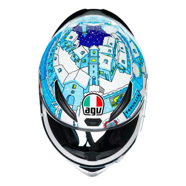 AGV K1 S Top Rossi Winter Test 2017 + Kit Bluetooth BT Mini
