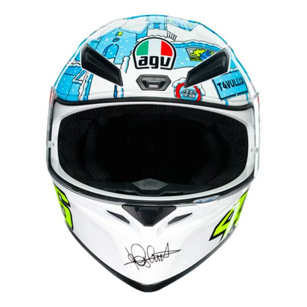 AGV K1 S Top Rossi Winter Test 2017 + Kit Bluetooth BT Mini