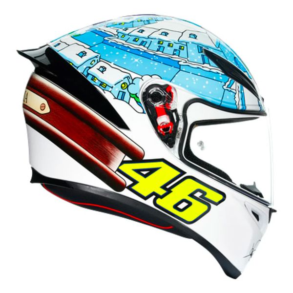 AGV K1 S Top Rossi Winter Test 2017 + Kit Bluetooth BT Mini