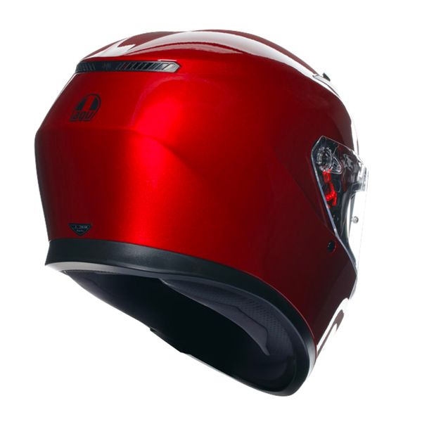 AGV K3 Mono Competition Red + Kit Bluetooth Lokui K30