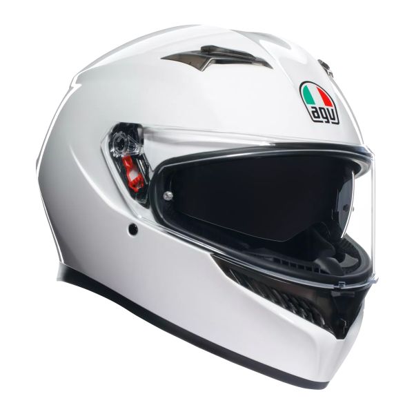 Casque Integral AGV K3 Mono White Casque Integral AGV K3 Mono White