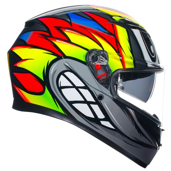 AGV K3 Multi Birdy 2.0 Grey Yellow Red