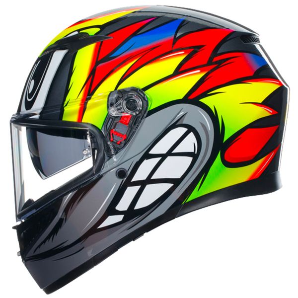 AGV K3 Multi Birdy 2.0 Grey Yellow Red