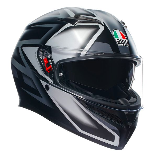 Casque Integral AGV K3 Multi Compound Black Grey Casque Integral AGV K3 Multi Compound Black Grey