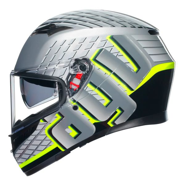 AGV K3 Multi Fortify Grey Black Yellow Fluo