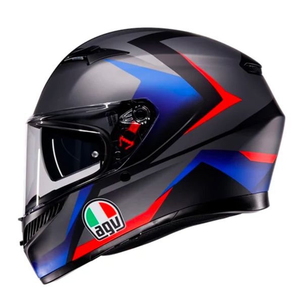 AGV K3 Striga Matt Black Blue Red