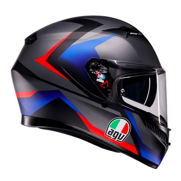 AGV K3 Striga Matt Black Blue Red