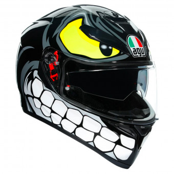 Casque Integral AGV K3 SV Angry Black Casque Integral AGV K3 SV Angry Black