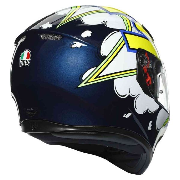 AGV K3 SV Bubble Blue White Yellow Fluo