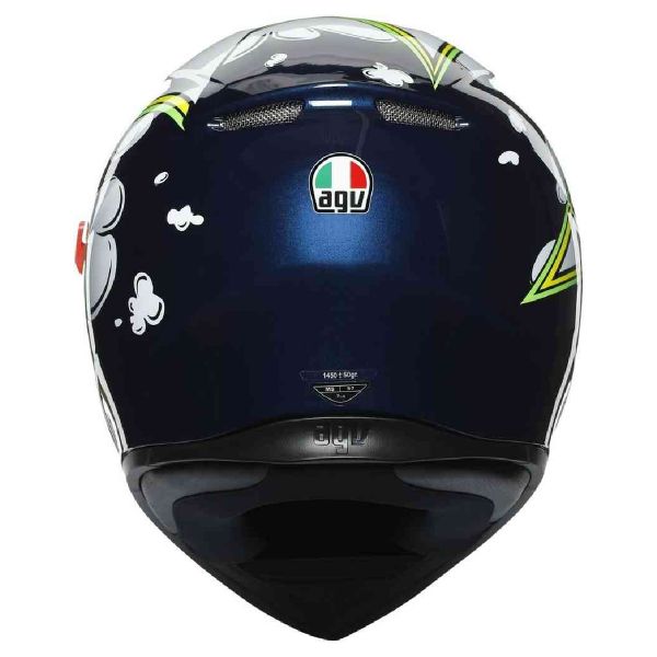 AGV K3 SV Bubble Blue White Yellow Fluo