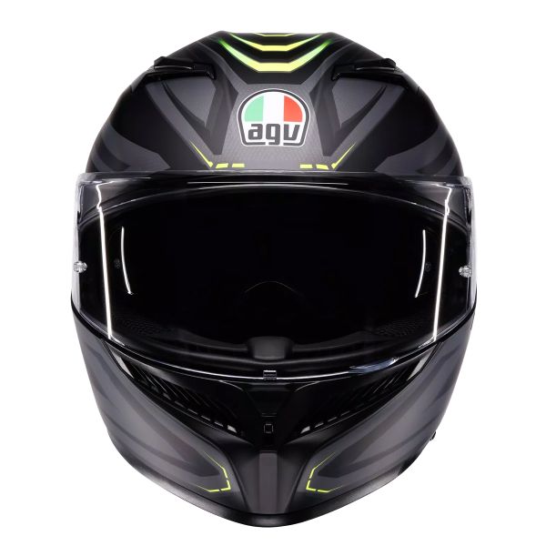 AGV K3 Syth Matt Black Yellow Fluo