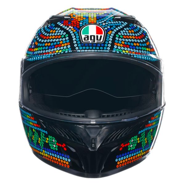 AGV K3 Top Rossi Winter Test 2018 + Kit Bluetooth Lokui K30