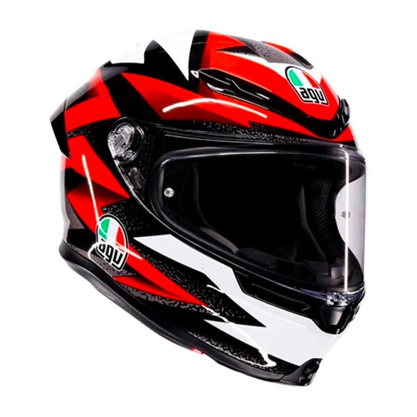 Casque Integral AGV K6 S Braven Black Red White