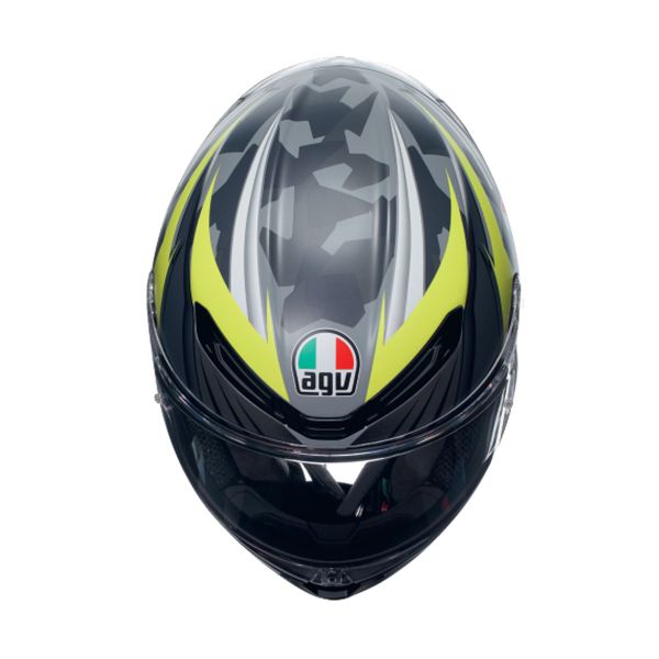 AGV K6 S Multi Excite Matt Camo Fluo Yellow