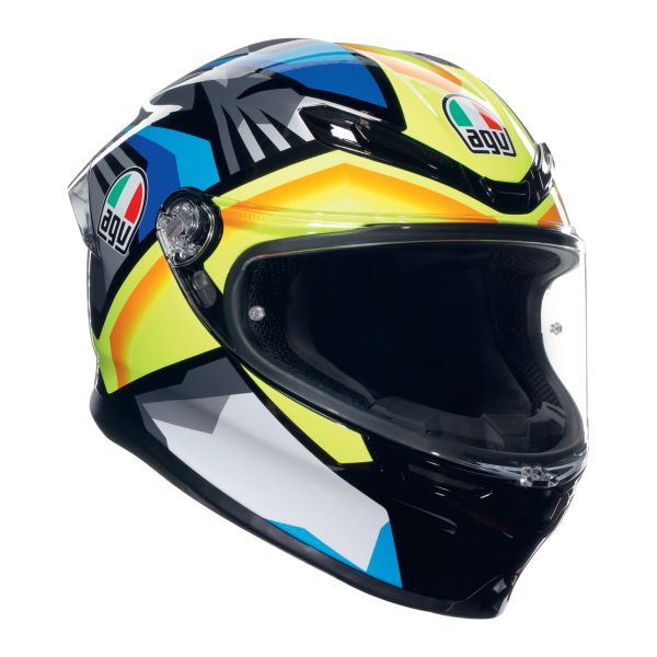 Casque Integral AGV K6 S Multi Joan Black Blue Yellow