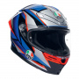 Casque Integral AGV K6 S Multi Slashcut Black Blue Red