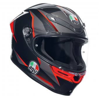 K6 S Multi Slashcut Black Grey Red