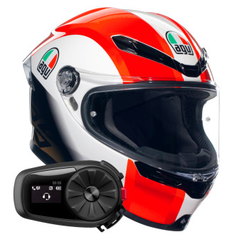 Casque Integral AGV K6 S Replica SIC58 + Kit Bluetooth 5S Solo