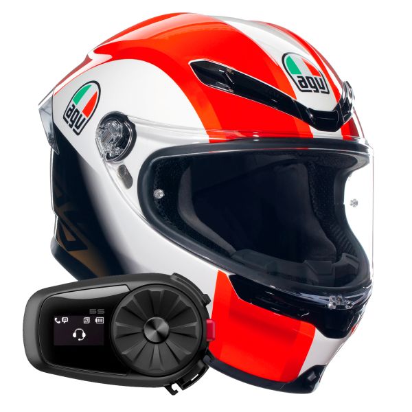 Casque Integral AGV K6 S Replica SIC58 + Kit Bluetooth 5S Solo Casque Integral AGV K6 S Replica SIC58 + Kit Bluetooth 5S Solo