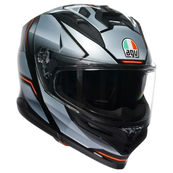 Casque Integral AGV K7 Jaeger Black Silver