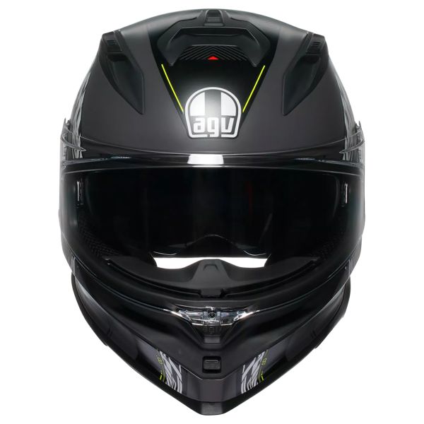 AGV K7 Kyber Matt Grey Yellow Fluo