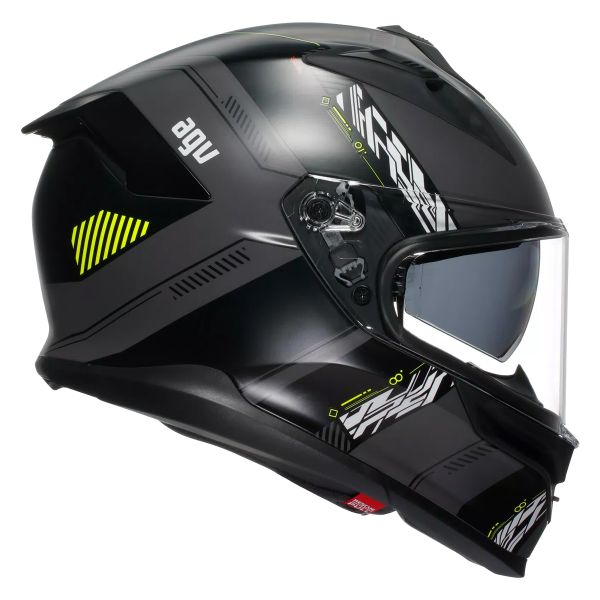 AGV K7 Kyber Matt Grey Yellow Fluo