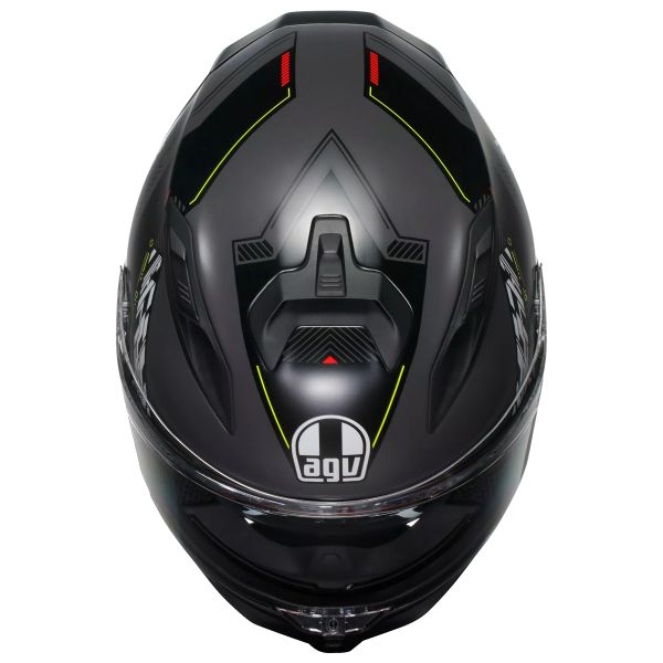 AGV K7 Kyber Matt Grey Yellow Fluo