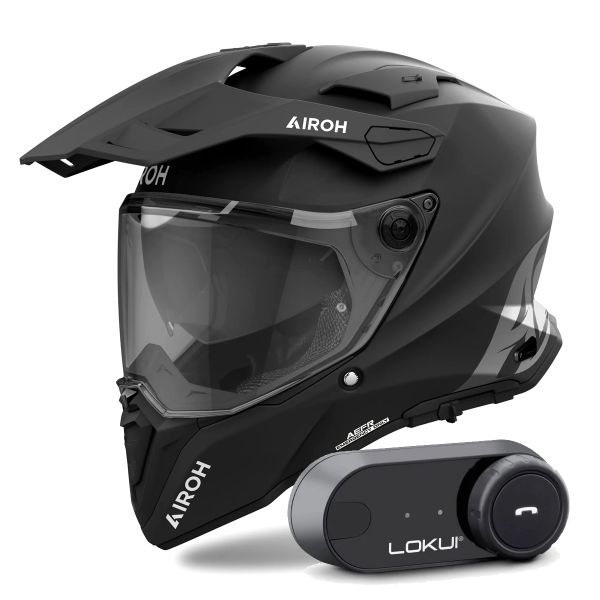Casque Integral Airoh Commander 2 Color Black Matt + Kit Bluetooth Lokui K30 Casque Integral Airoh Commander 2 Color Black Matt + Kit Bluetooth Lokui K30