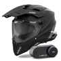 Casque Integral Airoh Commander 2 Color Black Matt + Kit Bluetooth Lokui K30