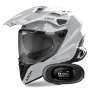 Casque Integral Airoh Commander 2 Color Cement Grey + Kit bluetooth 5R Lite Solo