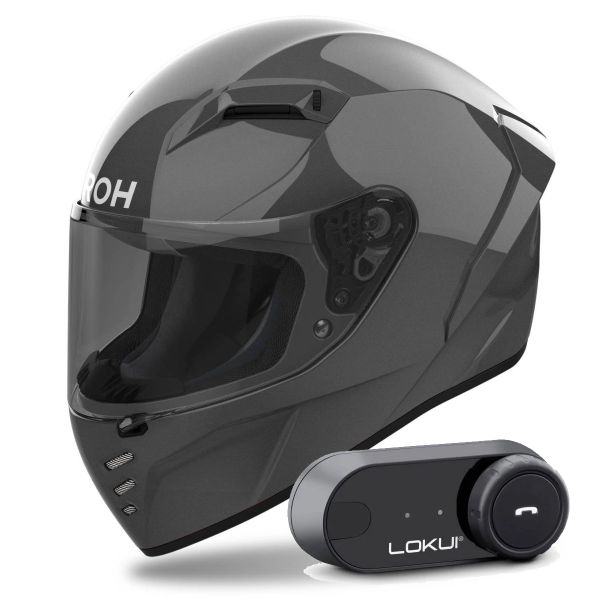 Casque Integral Airoh Connor Color Anthracite + Kit Bluetooth Lokui K30 Casque Integral Airoh Connor Color Anthracite + Kit Bluetooth Lokui K30