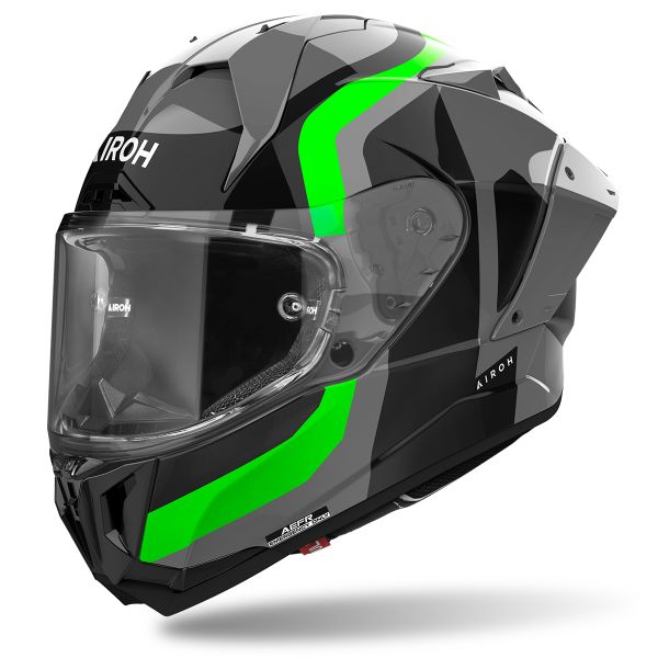 Casque Integral Airoh GP 800 Competition Green Fluo Casque Integral Airoh GP 800 Competition Green Fluo