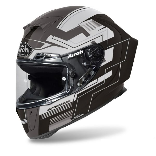 Airoh Casque Helmet Intégrale GP550 S CHALLENGE Black Matt Airoh Taille L 