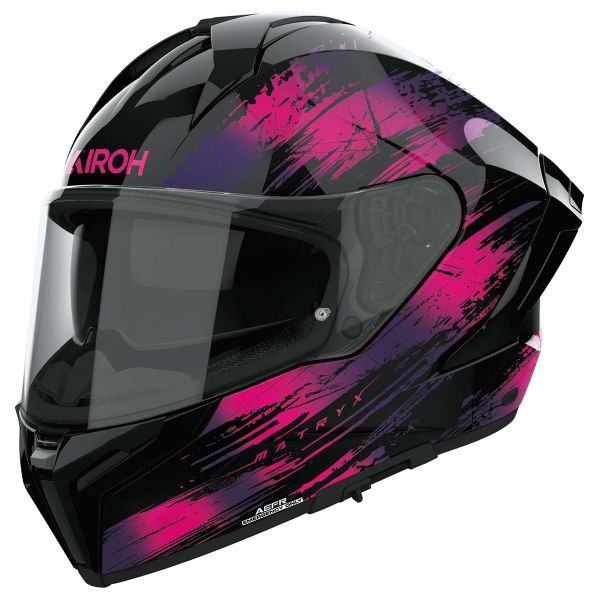Casque Integral Airoh Matryx Reflex Violet Gloss